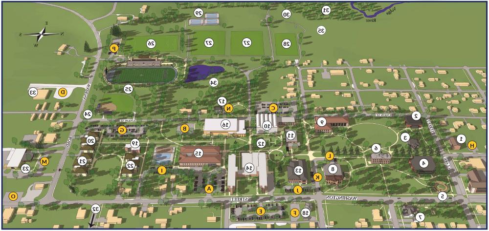 Fayette Campus Map